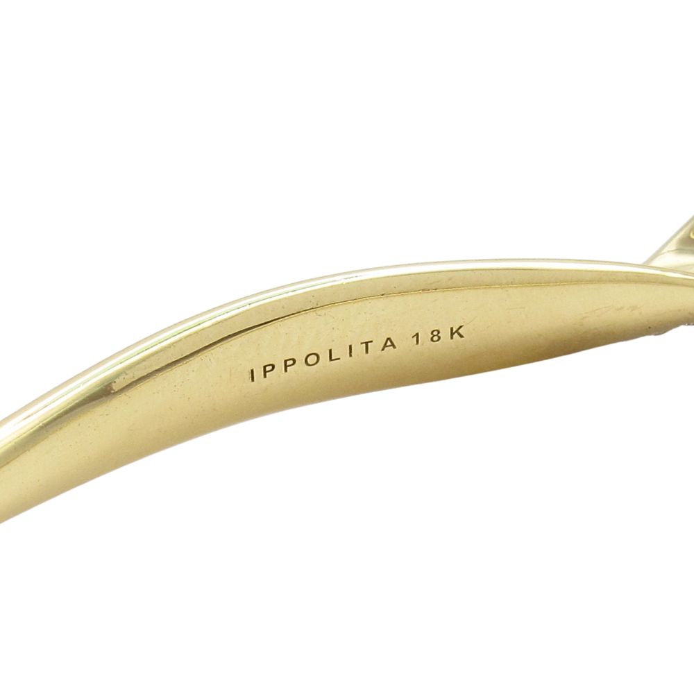 0.76ctw Ippolita Diamond Stardust Bangle Bracelet 18k Yellow Gold Stamp 0.76ctw Ippolita Diamond Stardust Bangle Bracelet 18k Yellow Gold Stamp