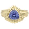 1.67ct Trillion-Cut Tanzanite Ring 14K Gold front
