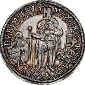 1615 German States Teutonic Order 1/4 Taler MS64 NGC TOP POP - Finest Known