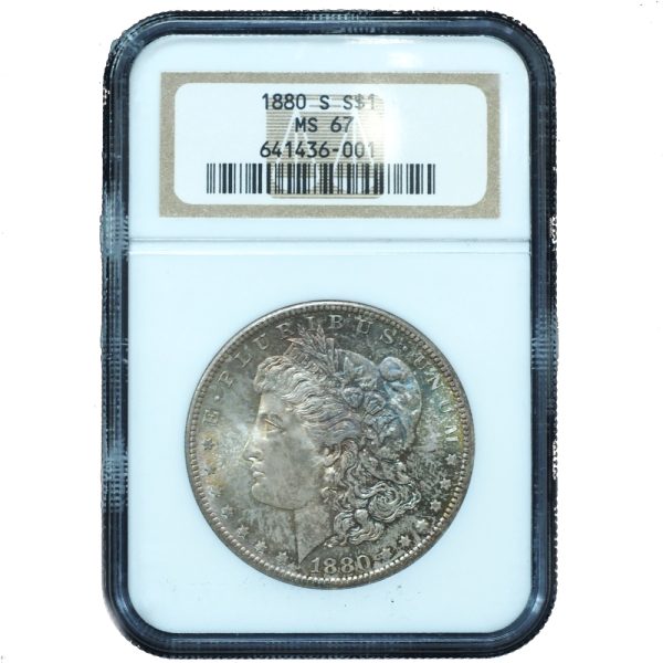 Buy 1880-S Morgan Dollar MS67 NGC – Stunning Gem with Beautiful