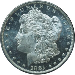 1881-O Morgan Dollar MS64 DMPL PCGS