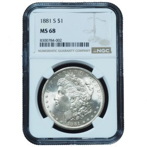1881-S Morgan Dollar MS68