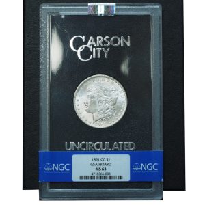 1891-CC Morgan Dollar GSA MS63 NGC