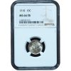 1918 Mercury Dime MS66FB NGC