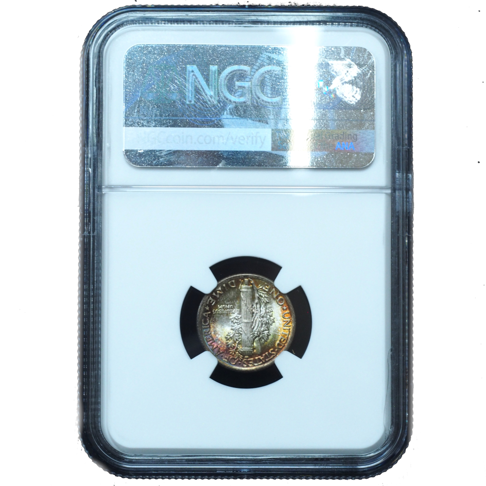 1920 Mercury Dime MS67FB NGS Beautifully Toned (4) 1920 Mercury Dime MS67FB NGC