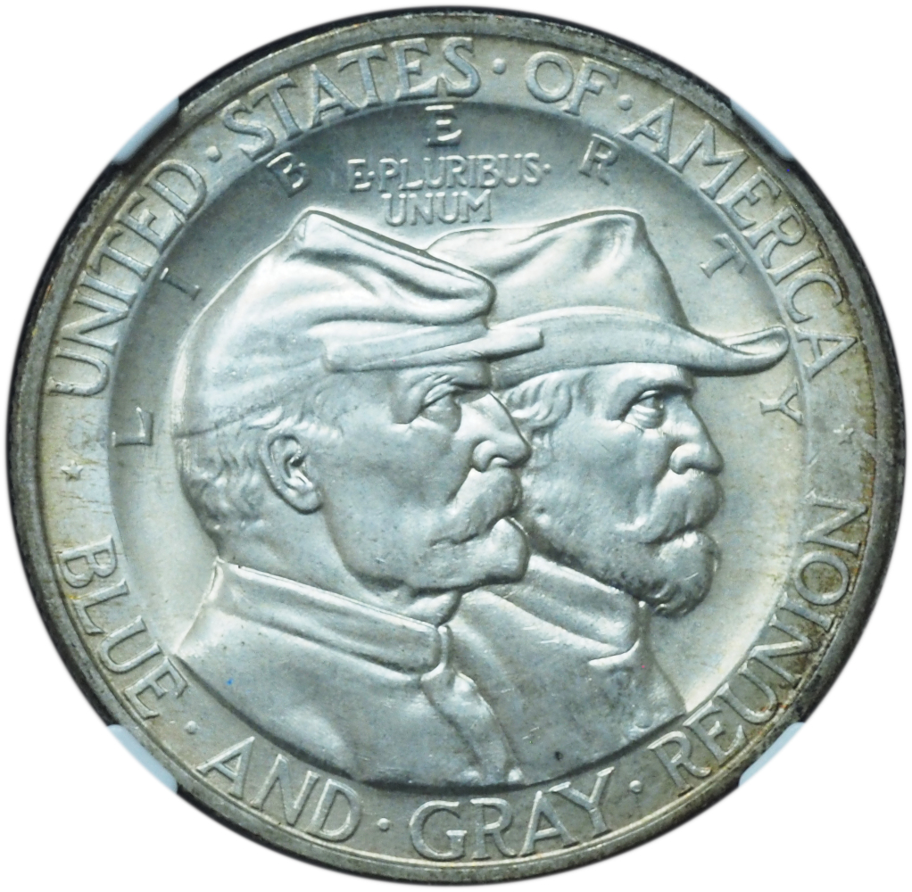 1936 Gettysburg Commemorative Half Dollar MS67 NGC (2) 1936 Gettysburg Half Dollar MS67 NGC