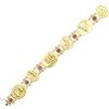 2.4ctw Ruby Greek Mythology Etruscan Revival Bracelet 18K Yellow Gold Layout