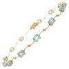 4.16ctw Oval Aquamarine Bracelet 10K Gold