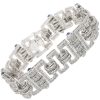 7.99ctw Diamond Art Deco Inspired Bracelet 18K White Gold