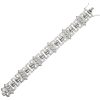 7.99ctw Diamond Art Deco Inspired Bracelet 18K White Gold Layout