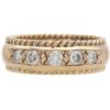 Art Deco Era 0.30ctw Diamond Band Ring 14K Rose Gold front