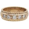 Art Deco Era 0.30ctw Diamond Band Ring 14K Rose Gold top