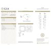 Asscher diamond ring GIA Report