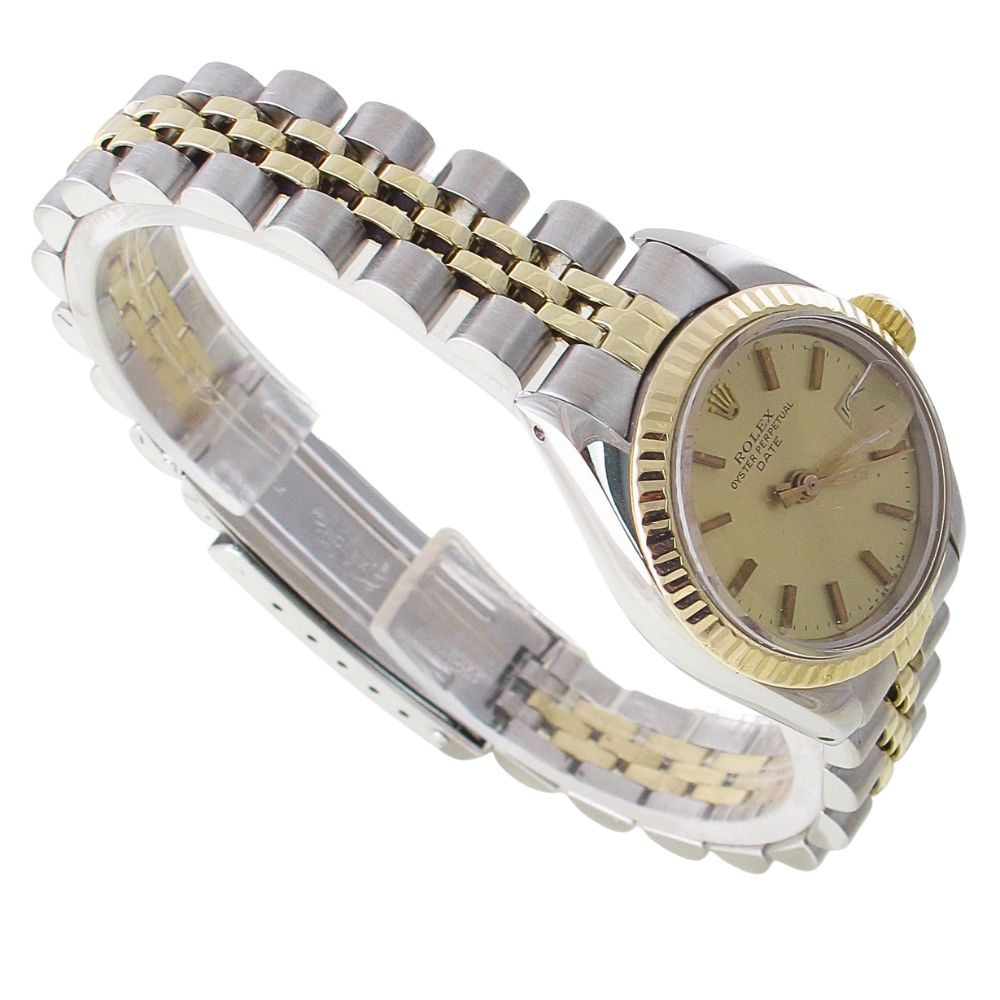 Pre-Owned Ladies Rolex 26MM Date (1980) Two Tone Model 6917 Right