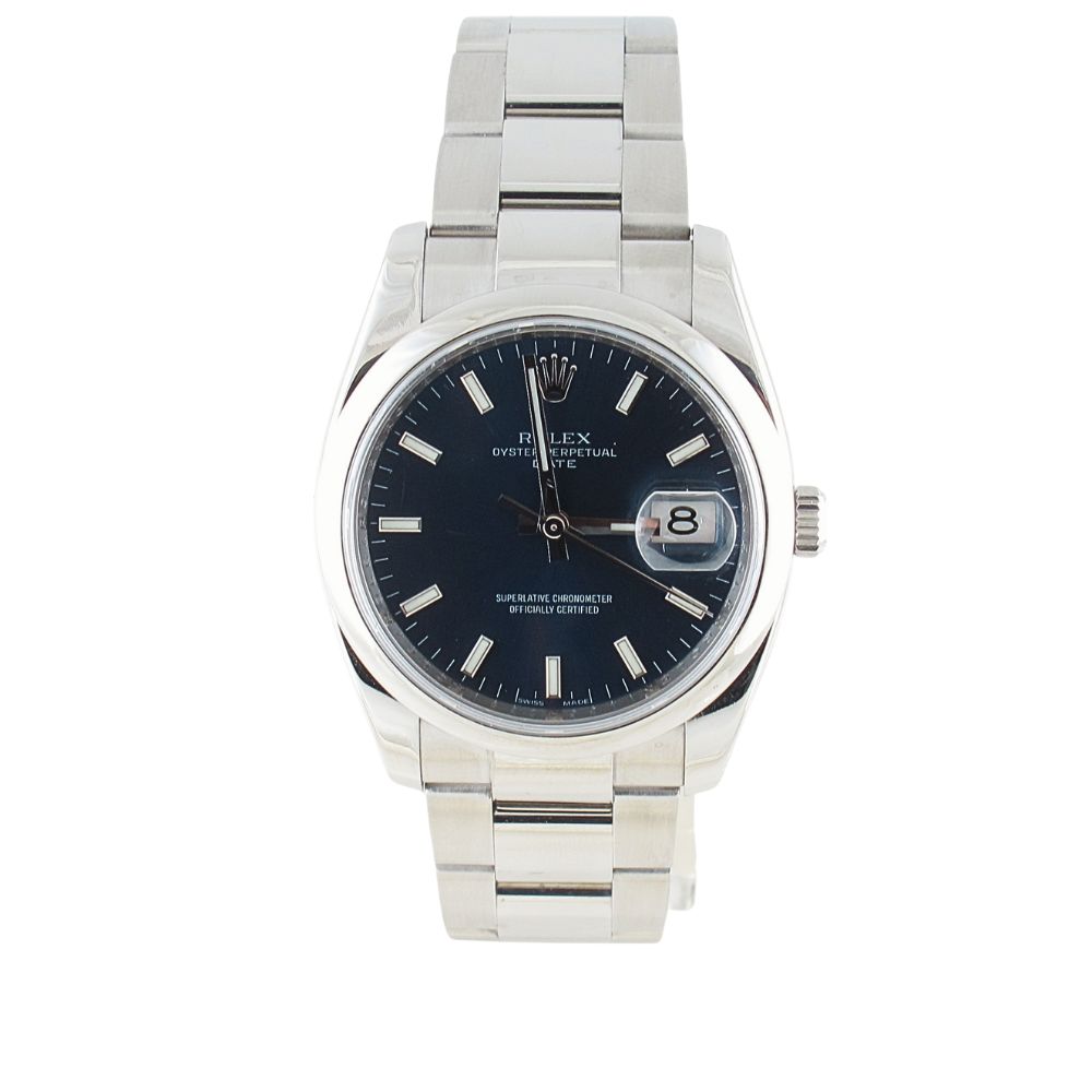 Pre-Owned Rolex 34MM Date (2007) Stainless Steel 115200 Front