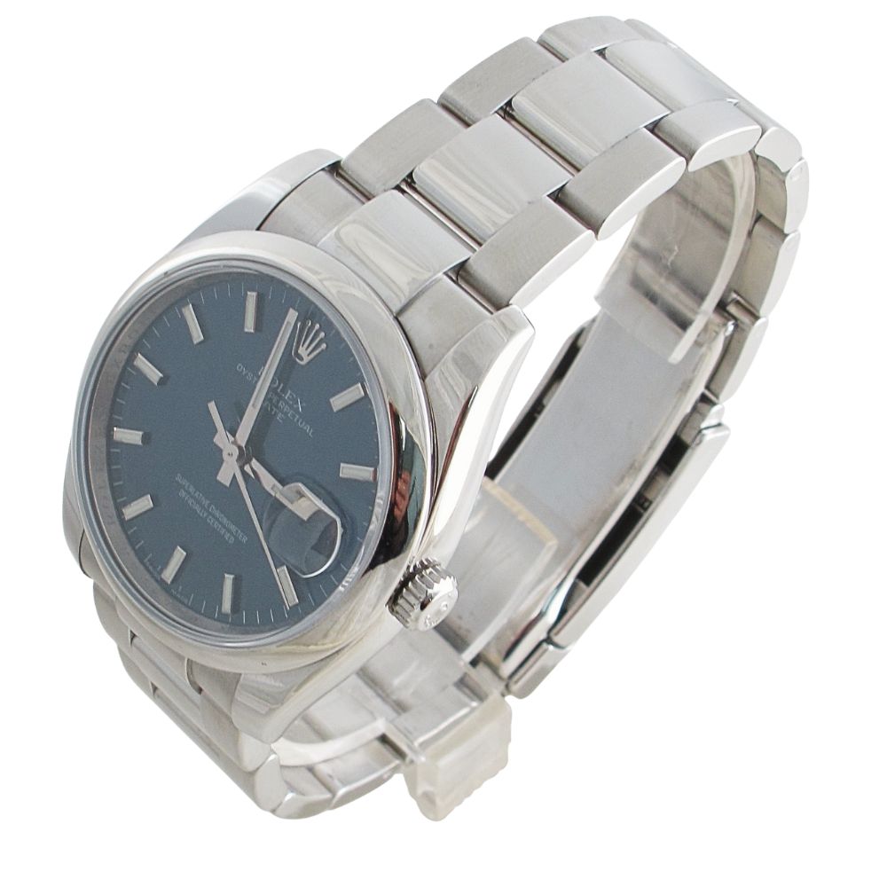 Pre-Owned Rolex 34MM Date (2007) Stainless Steel 115200 Left