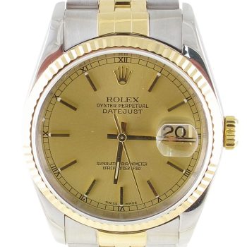 Pre-Owned Rolex 36MM Two Tone Datejust (2002) Model 16233