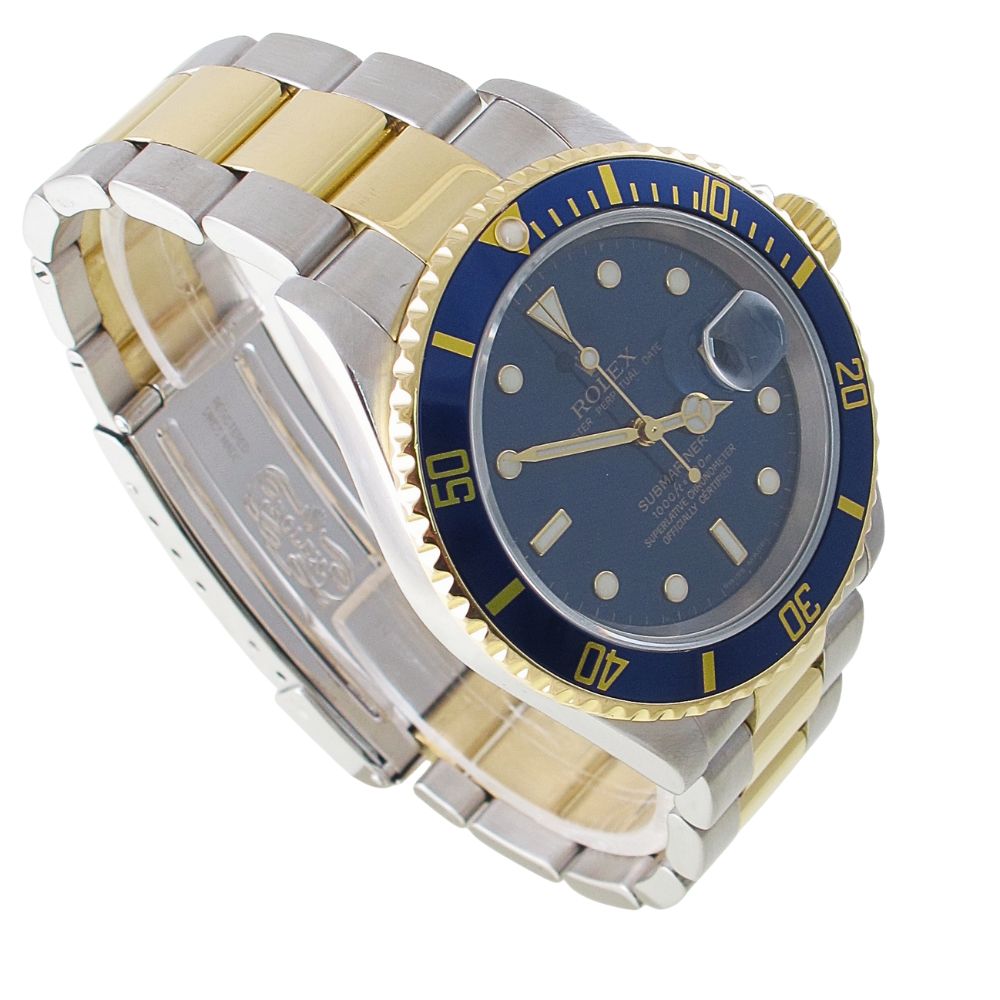 Pre-Owned Rolex 40MM Two Tone Submariner (2007) Model 16613 Right