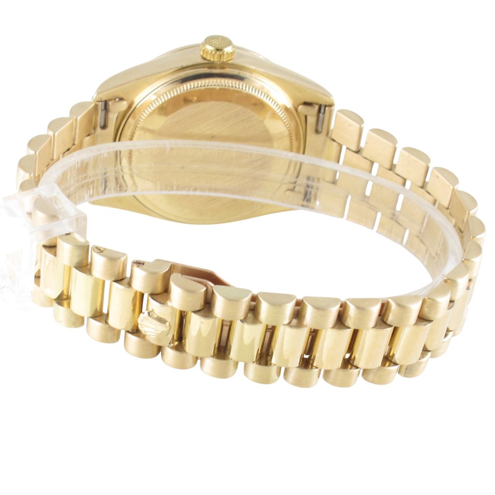 Pre-owned Rolex 36mm Day-Date Presidential (1978) 18k Yellow Gold 18038 back