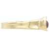 0.40ct Cabochon Natural Ruby Ring 14K Gold side