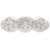 0.42ctw Diamond Band Ring 14K White Gold front