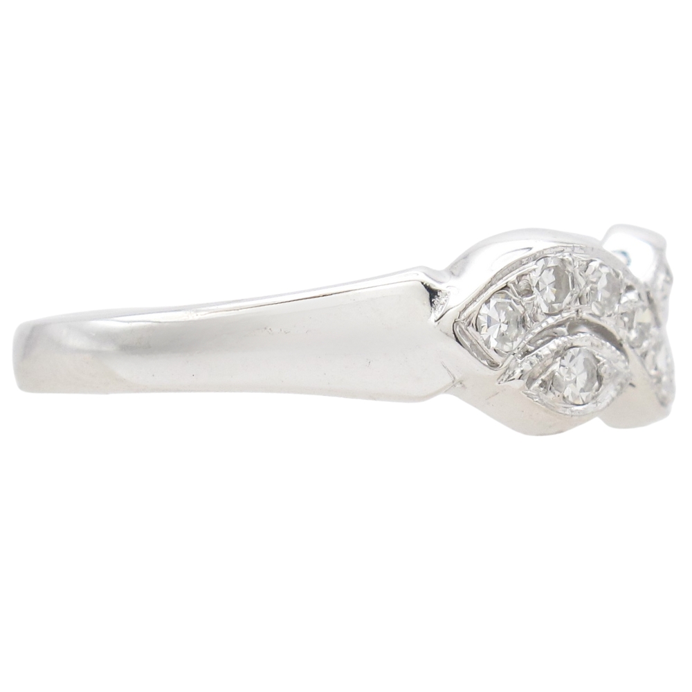 0.42ctw Diamond Band Ring 14K White Gold side 0.42ctw Diamond Band Ring 14K White Gold side