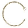 1.5ctw Diamond Tennis Bracelet 14K Two Tone Gold Layout