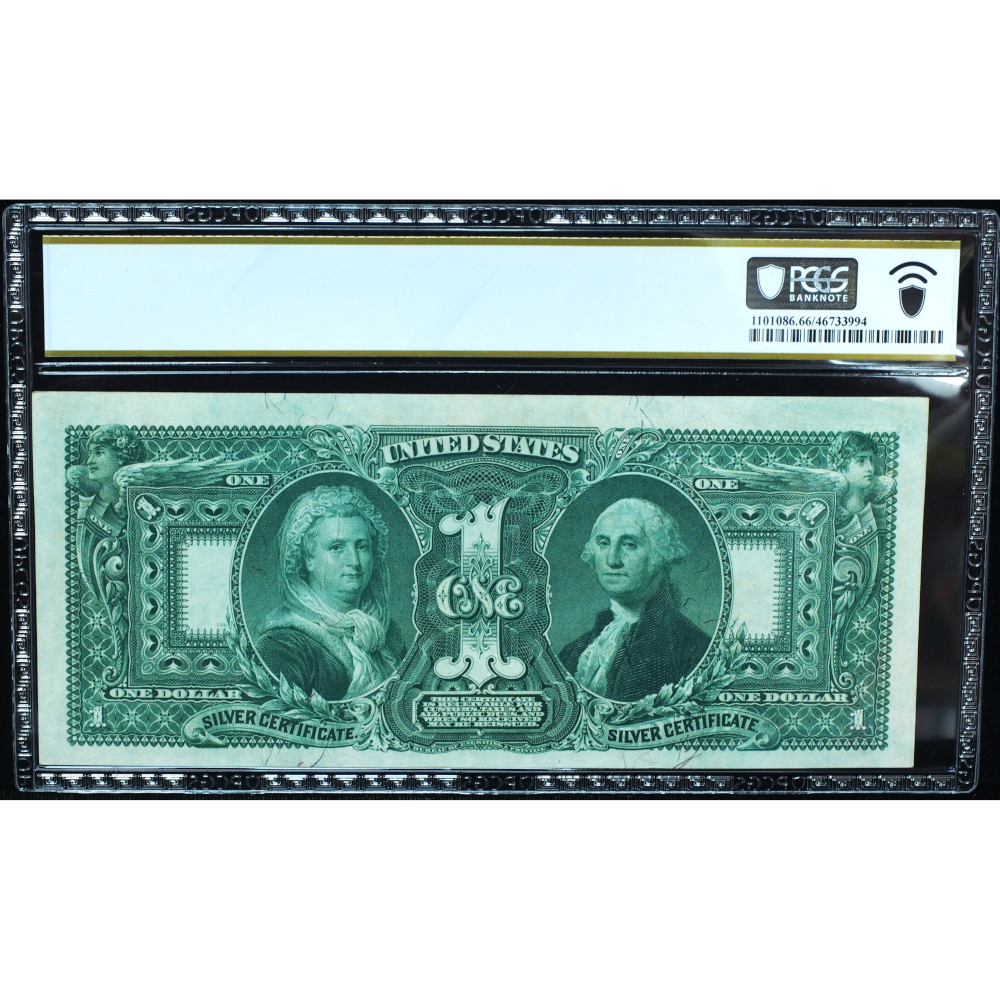 1896 $1 Silver Certificate PCGS 66 PPQ Educational Series (2) 1896 $1 Silver Certificate PCGS 66 PPQ – Educational Series Gem Note