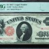 1917 $1 Legal Tender Star Note PMG 35