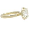 3.55ct Round Diamond Solitaire Engagement Ring in 14K Yellow Gold GIA Certified Side
