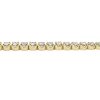6.29ctw Diamond Tennis Bracelet 14K Side