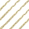 Anchor Link Chain Necklace 14K Gold 24 Length links