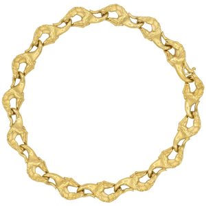 Carrera Y Carrera Horse Link Bracelet 18K Gold front
