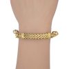 Heart Fashion Bracelet 14K Tri-Color Gold worn