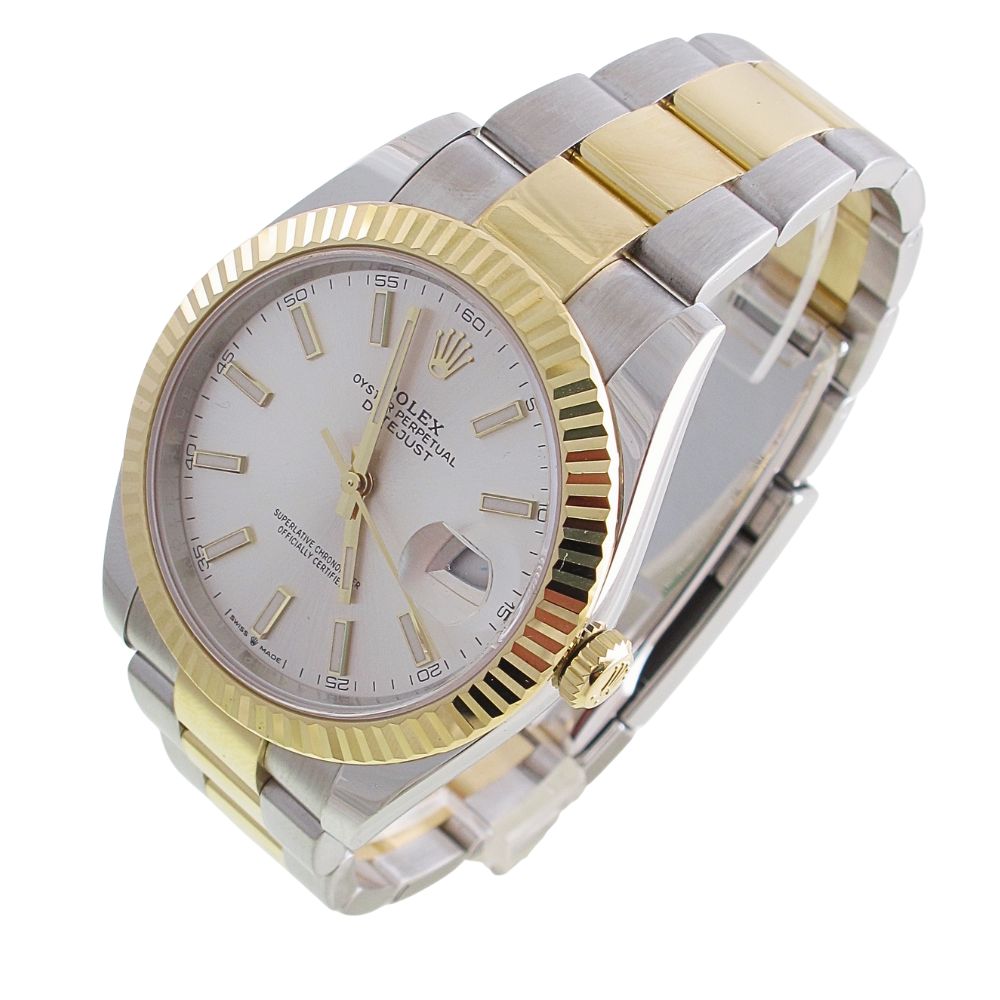 Pre-Owned Rolex Datejust 41MM (2025) Two Tone#126333 Left