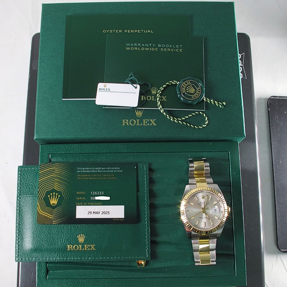 Pre-Owned Rolex Datejust 41MM (2025) Two Tone#126333 b and p