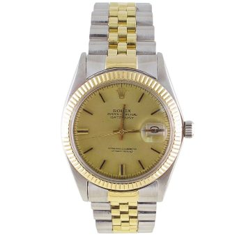 Pre-Owned Vintage Rolex Datejust (1971) Two Tone Model 1625 Front