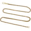 Victorian Era Handmade Chain Necklace 15K18K Gold full chain