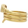 Vintage Snake Coil Ring 18K Gold side