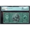 1865 $1 National Bank Note PMG 35 | Bath NY
