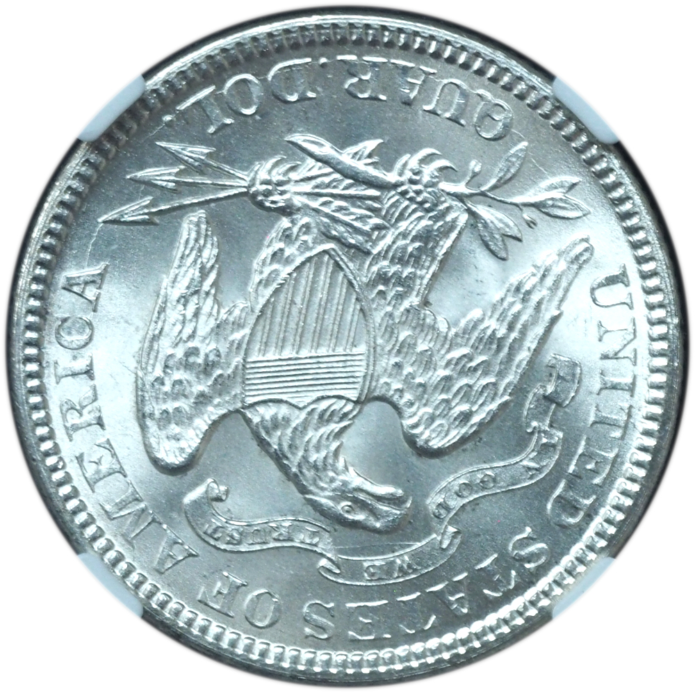 Buy 1891 Seated Liberty Quarter MS67 NGC – Blast White Gem