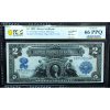 1899 $2 silver certificate PCGS 66 PPQ Mini Porthole