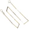 Art Deco Era Watch Chain 14K Two-Tone Gold 13 Length links