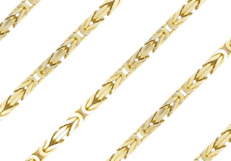 Byzantine Link Chain Necklace 24.25 Length links