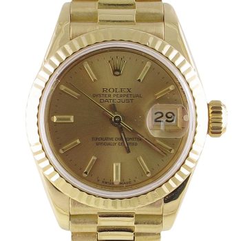 Pre-Owned Ladies 26MM Rolex Presidential (1986) 18kt Yellow Gold Model 69178