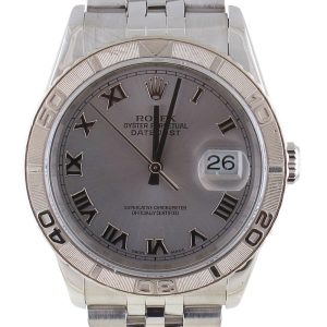 Pre-Owned Rolex 36MM Stainless Steel Datejust Thunderbird (2004) 16264