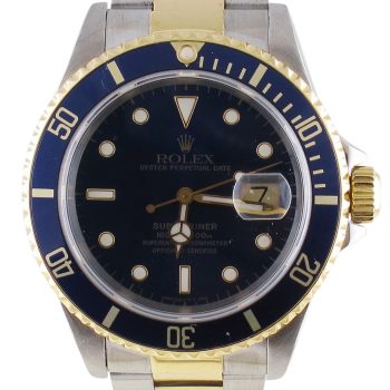 Pre-Owned Rolex 40MM Two Tone Submariner (1993) Model 16613