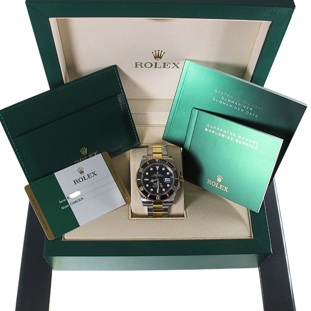 Buy Pre-Owned 2017 Rolex Submariner Two-Tone Black Dial | Arnold
