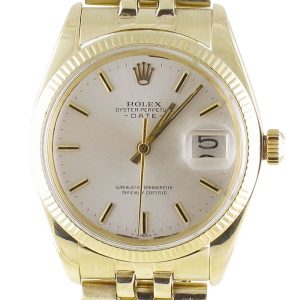 Pre-Owned Rolex 34MM 14kt Yellow Gold Date (Circa 1970's) 1500