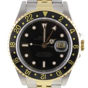 Pre-Owned Rolex 40MM GMT Master II (1993) Two Tone 16713